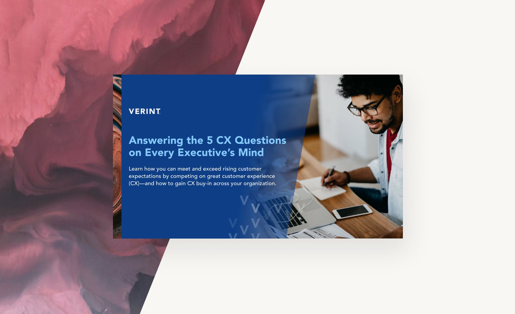 Answering the 5 CX Questions on Every Executive’s Mind  ebook cover