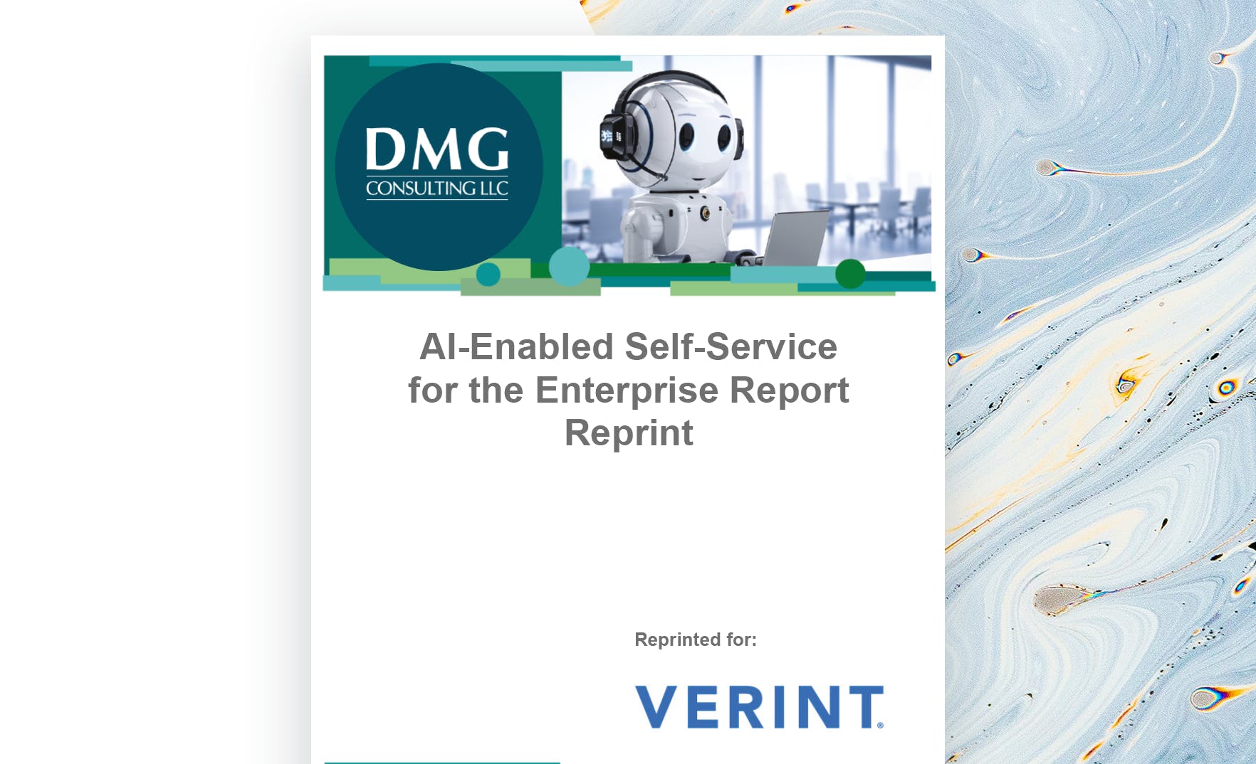 AI-Enabled Self-Service for the Enterprise Report Reprint